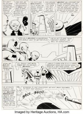 Mike Sekowsky and Bernard Sachs Justice League of America #1 Story Page 20 Original Art (DC, 1960). | Heritage