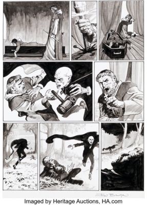 John Bolton House of Hammer #6 Story Page Original Art (General Books, 1976). | Heritage