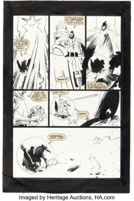 Mike Mignola and Mark Badger Dr. Strange and Dr. Doom: Triumph and Torment Story Page 71 Original Art (Marvel, 1989).