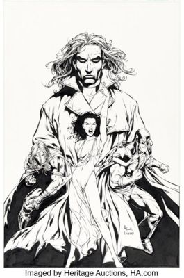 Gary Frank and John Livesay Rising Stars #0 Cover Original Art (Image, 2000).