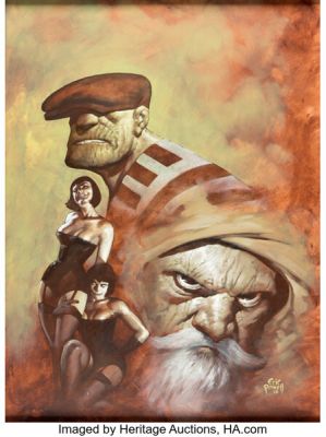 Eric Powell The Goon #7 - A Place of Heartache and Grief TPB Cover Painting Original Art (Dark Horse, 2009). | Heritage