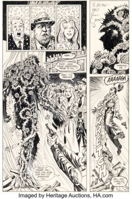 Rick Veitch and Alfredo Alcala Swamp Thing #52 Story Page 14 Original Art (DC, 1986). | Heritage