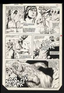 Gérald Forton | Arak - Gérald Forton - Planche originale de la série Arak - Page volante - EO - (1983) | Catawiki