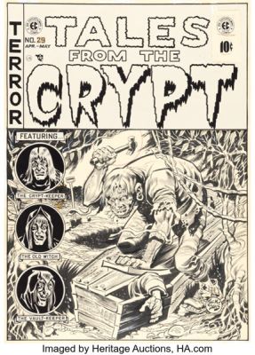 Jack Davis Tales From The Crypt #29 Cover Original Art (EC, 1952). | Heritage