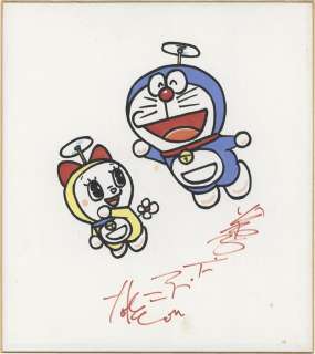 Fujiko F Fujio (Hiroshi Fujimoto)’s Hand-Drawn Color Shikishi "Doraemon" | Mandarake (Big Web)