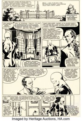 John Byrne and Terry Austin The X-Men #140 Disbandment of Alpha Flight Story Page 21 Original Art (Marvel, 1980). | Heritage