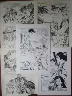 Alberto Del Mestre Giovanni Romanini Stelio Fenzo | BD erotiques - 5x planches originales | Catawiki