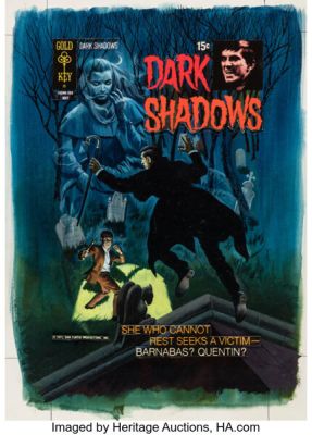 George Wilson Dark Shadows #9 Cover Painting Original Art (Gold Key, 1971). | Heritage