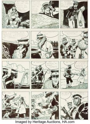Hugo Pratt La Jeunesse de Corto Maltese Story Page Original Art (Magazine à Suivre #51/Casterman, 1982). | Heritage