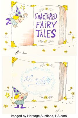 Fractured Fairy Tales Opening and Closing Original Artwork Pair Signed by Gerard Baldwin (Jay Ward, 1990s). (Total: 2 Items) | Heritage