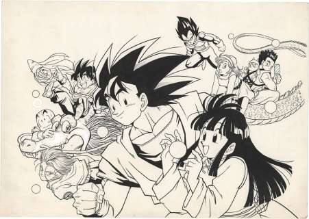 Junya Furusawa’s handwritten manuscript "DRAGON BALL" | Mandarake (Big Web)