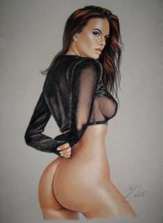 Sly | Sly - Original drawing in colour - Nude women - Size: 31 x 42 cm. - (2023) | Catawiki