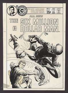 SIX MILLION DOLLAR MAN Issue #5 Cover | ComicConnect