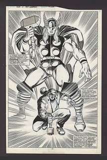 THOR Issue #400 Splash Page | ComicConnect