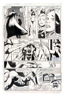 BILL SIENKIEWICZ "MOON KNIGHT" #20 COMIC BOOK PAGE ORIGINAL ART. | Hake’s