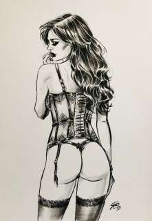 Eleonora Garofolo | Eleonora Garofolo - Illustrazione a inchiostro | Catawiki