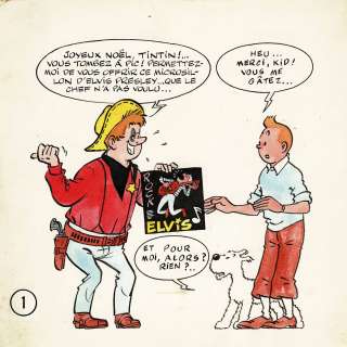 Hergé – Tibet - Lot 295 - Le Noël aux surprises, illustration à l’encre de Chine et à l’aquarelle publiée dans le journal Tintin n°50 du 15 décembre 1960.. Cette composition est réalisée par Hergé entre deux de ses meilleurs albums à savoir « Tintin au Tibet » et « Les Bijoux de la Castafiore ». Un certificat d’authenticité pourra être obtenu […]