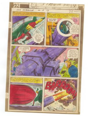 Micronauts #13 pg 18 Original Comic Art Marvel Color Guide Mr Miracle 1979 | Neat Stuff Vault