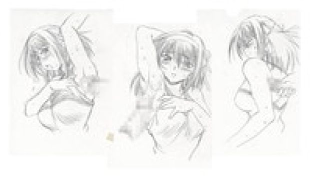 Johji Manabe Hand-Drawn Illustrations of "The Melancholy of Haruhi Suzumiya" - 3 Sheets | Mandarake (Big Web)