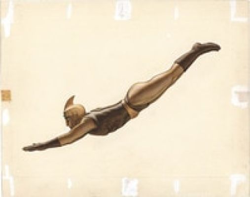 Yoshio Watanabe Hand-Drawn Color Illustration "Spectreman" | Mandarake (Big Web)