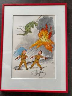 Geerts, Paul - 1 Original colour drawing - Suske en Wiske - De Groene Splinter - 2005 | Catawiki
