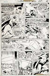 Ric Estrada, Wally Wood - all-star comics #58 (#1) p 11 (1975) (sold live on ‘dueling dealers of comic art‘ episode #70 podcast on 5-18-2022 watch it here!