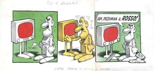 Benito Jacovitti   (1923-1977), TV a colori | Cambi Casa d’Aste