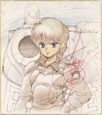 Masamune Shirow ’Hand-Drawn Color Shikishi"Dominion" by Leona Ozaki | Mandarake (Big Web)