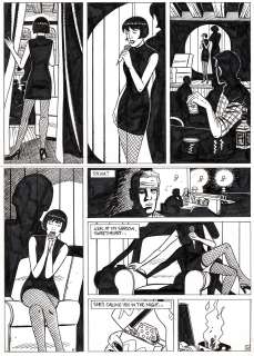 Taymans - Lot 512 - Assassine, planche originale à l’encre de chine.