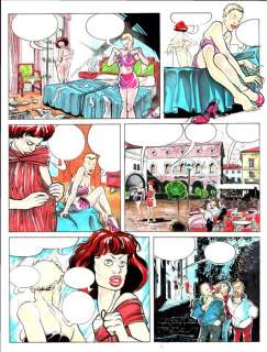 Fernando Caretta - 1 Original colour page - Selen #6 - "Festa a sorpresa" - 1988 | Catawiki