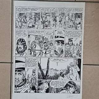 Legein, Pierre - 1 Original page - Dampierre T8 - Le Trésor de la Guyonnière - 2000