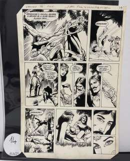 Marc TEXEIRA. « Warlord ». Encre de Chine pour la planche 11… | misc / divers