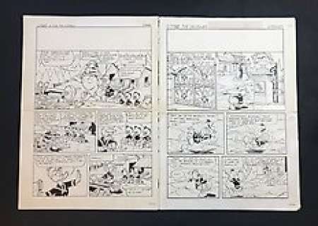 Branca, Daniel - 2 Original page - The Driveway - A Job for Donald - D 5782 | Catawiki