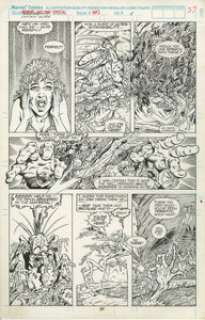 DENNIS JENSEN MARVEL HOLIDAY SPECIAL Page 37 Panel Page Original Art (Mar... | Heritage