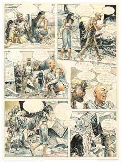 Serpieri, Paolo Eleuteri - 1 Page de production couleur originale - Druuna 2 - Morbus Gravis II - 1987 | Catawiki