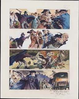 Follet, René - 1 Original colour page - Terreur - 2002 | Catawiki