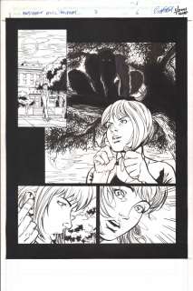 John Tighe, Ryan Odagawa - Resident Evil Magazine #3 (1998) Wolf Hunt 3 Pg 6 Jill Valentine Half Splash