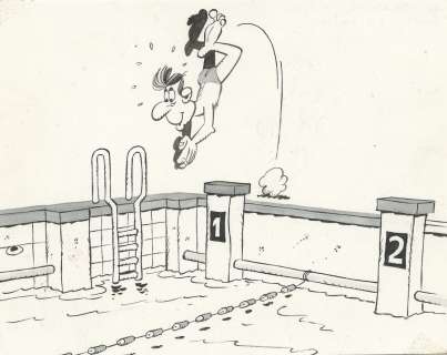 Salverius - Illustration Ã  l‘encre de Chine et au lavis…