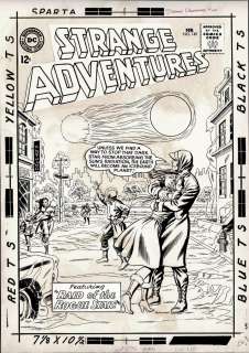 Murphy Anderson - Strange Adventures #149 Large Art Cover (Global Warming Cover!) 1962