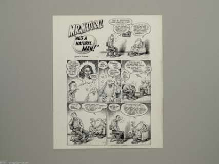 Robert Crumb - Original Art for HUP #9, Complete 10-page Story, "He’s a Natural Man!" Original Art - | Heritage