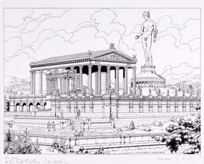 Martin, Jacques / Chaillet, Gilles | ALIX. Le Temple de Mercure. Encre de | Coutau Bégarie