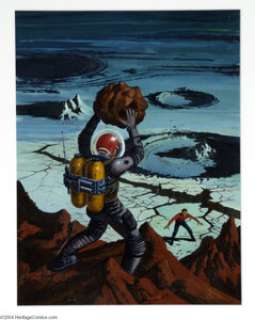 Ed Valigursky - "Solar Lottery" Ace D-103 Paperback Cover Original Art (Ace, 1955). Ed Valigursky’s - | Heritage