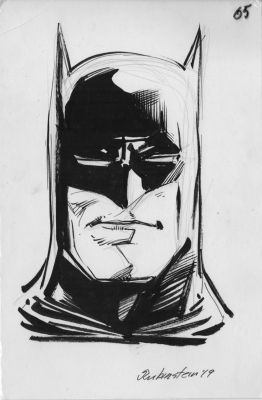 Joe Rubinstein | Batman Back Board Sketch | Joe Rubinstein