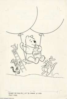 John Carey - Winnie the Pooh #1 Cover Original Art (Gold Key, 1976). Here‘s a hunny of a cover from 1976, featuring -