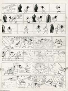 Otto Soglow - The Ambassador Sunday Comic Strip Original Art, dated 11-2-33 (King Features Syndicate, 1933). Otto -