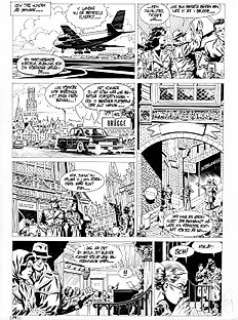 Mitton, Jean-Yves - 1 Original page - The Phantom - Dood in Brugge - 1991 | Catawiki