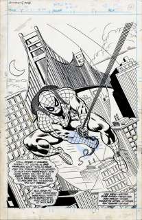 Bender, Howard – Captain Britain #34 p.1 Spider-Man Splash !