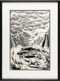 Mark Schultz - Xenozoic Tales #2 Cover Original Art (Kitchen Sink, 1987). Mark Schultz‘s award-winning comic book -