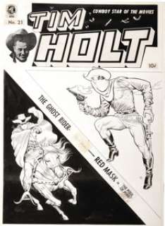Frank Frazetta - Tim Holt #21 Cover Original Art (Magazine Enterprises, 1951).  This iconic cover by Frank - | Heritage