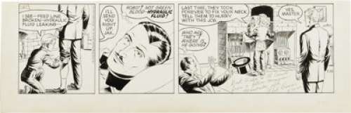 Phil Davis - Mandrake the Magician Daily Comic Strip Original Art, dated 3-20-56 (King Features Syndicate, - | Heritage